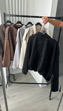 Load image into Gallery viewer, Idah faux suede jacket - black