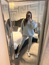 Load image into Gallery viewer, Casey legging and oversized jumper set - grey