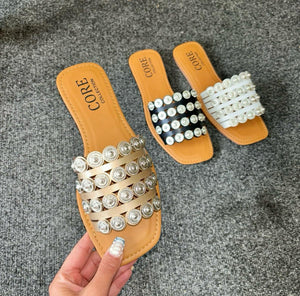 Arabella embellished slides