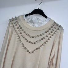 Load image into Gallery viewer, Frill Pearl detail jumper