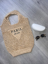 Load image into Gallery viewer, Paris woven bag - beige