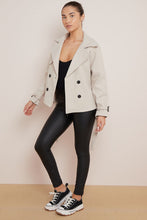 Load image into Gallery viewer, Jaide cropped belted trench jacket - beige