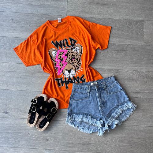 Wild thang tshirt - orange