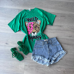 Wild thang tshirt - green