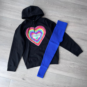 Angel energy hoodie - black