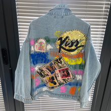 Load image into Gallery viewer, Lulu oversized embelished denim jacket