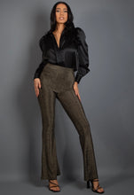 Load image into Gallery viewer, Delila fine sparkle flare trousers - choose colour
