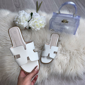 Hermie sandal - white