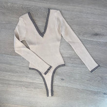 Load image into Gallery viewer, Astrid ribbed bodysuit - nude