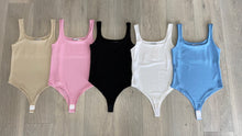 Load image into Gallery viewer, Missi square neck ribbed bodysuit - choose colour
