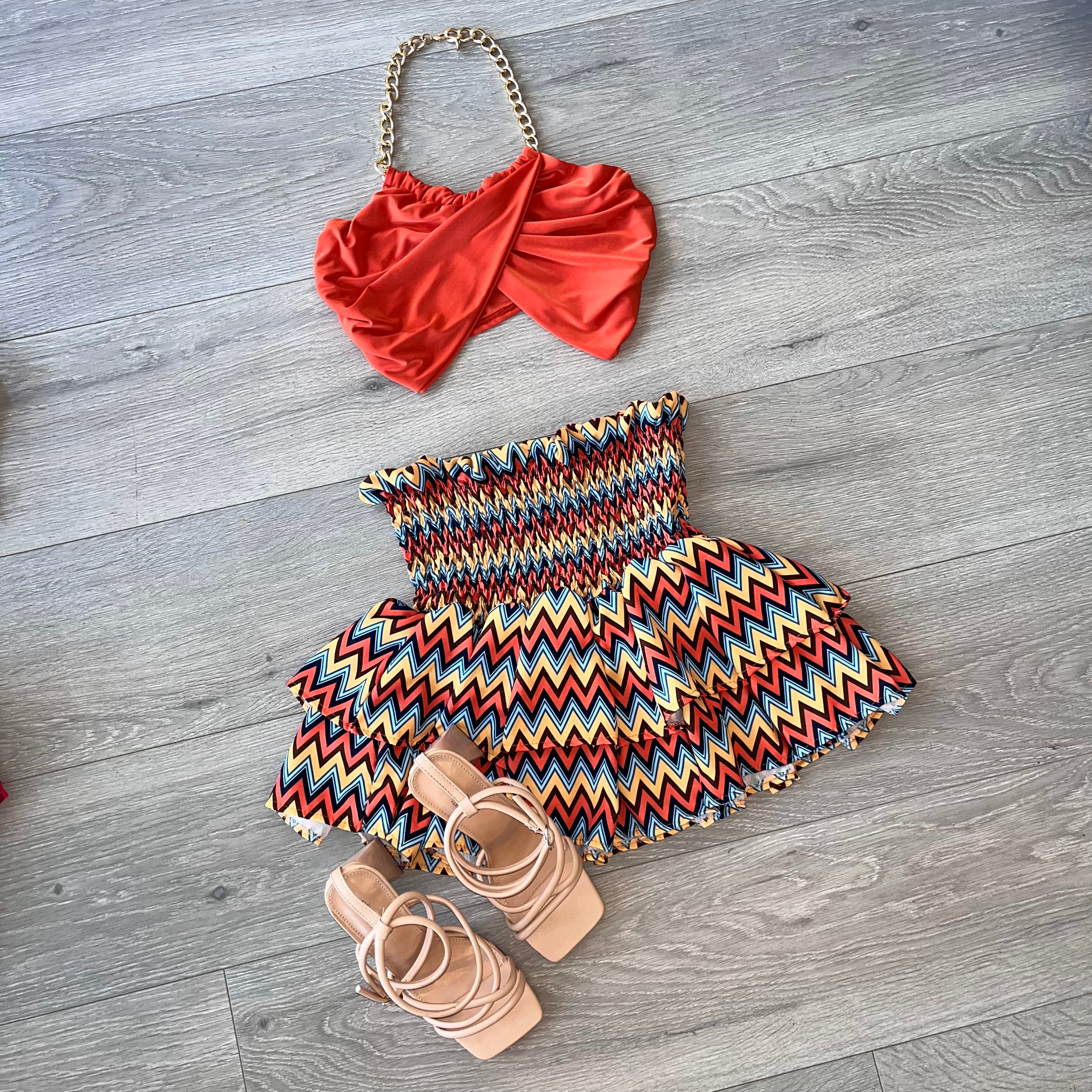 Orange clearance rara skirt