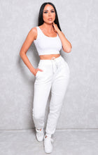 Load image into Gallery viewer, Nori slim fit joggers - white