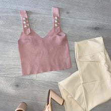 Load image into Gallery viewer, Lacey blouse and bralet set - pink