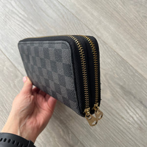 Checker purse - choose colour
