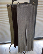 Load image into Gallery viewer, Delila fine sparkle flare trousers - choose colour