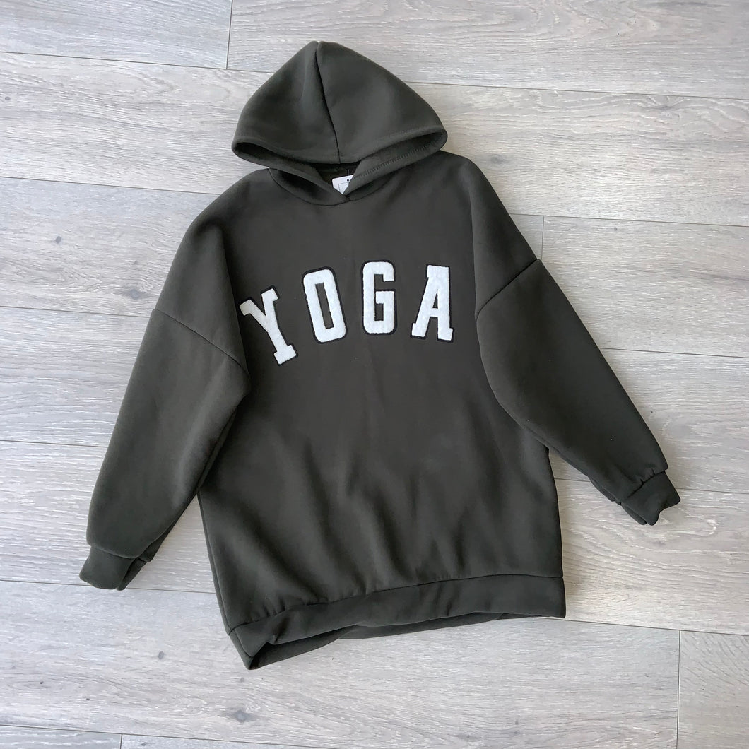 Yoga hoodie - khaki