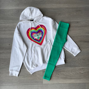 Angel energy hoodie - white