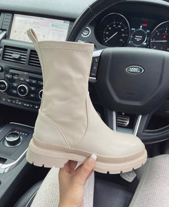 Mya boots - cream