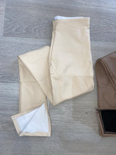 Load image into Gallery viewer, Bailey split hem leather look leggings - cream