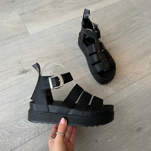 Martine sandals - black