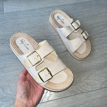 Load image into Gallery viewer, Joni buckle detail sandals - nude