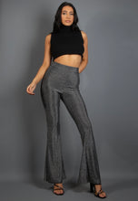 Load image into Gallery viewer, Delila fine sparkle flare trousers - choose colour