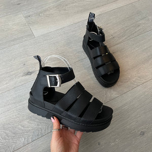 Martine sandals - black