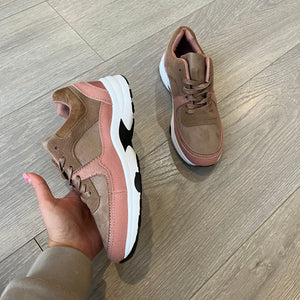 Shanel trainers - pink/brown