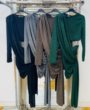 Load image into Gallery viewer, Ariella sparkle drape dress - choose colour