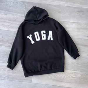 Yoga hoodie - black